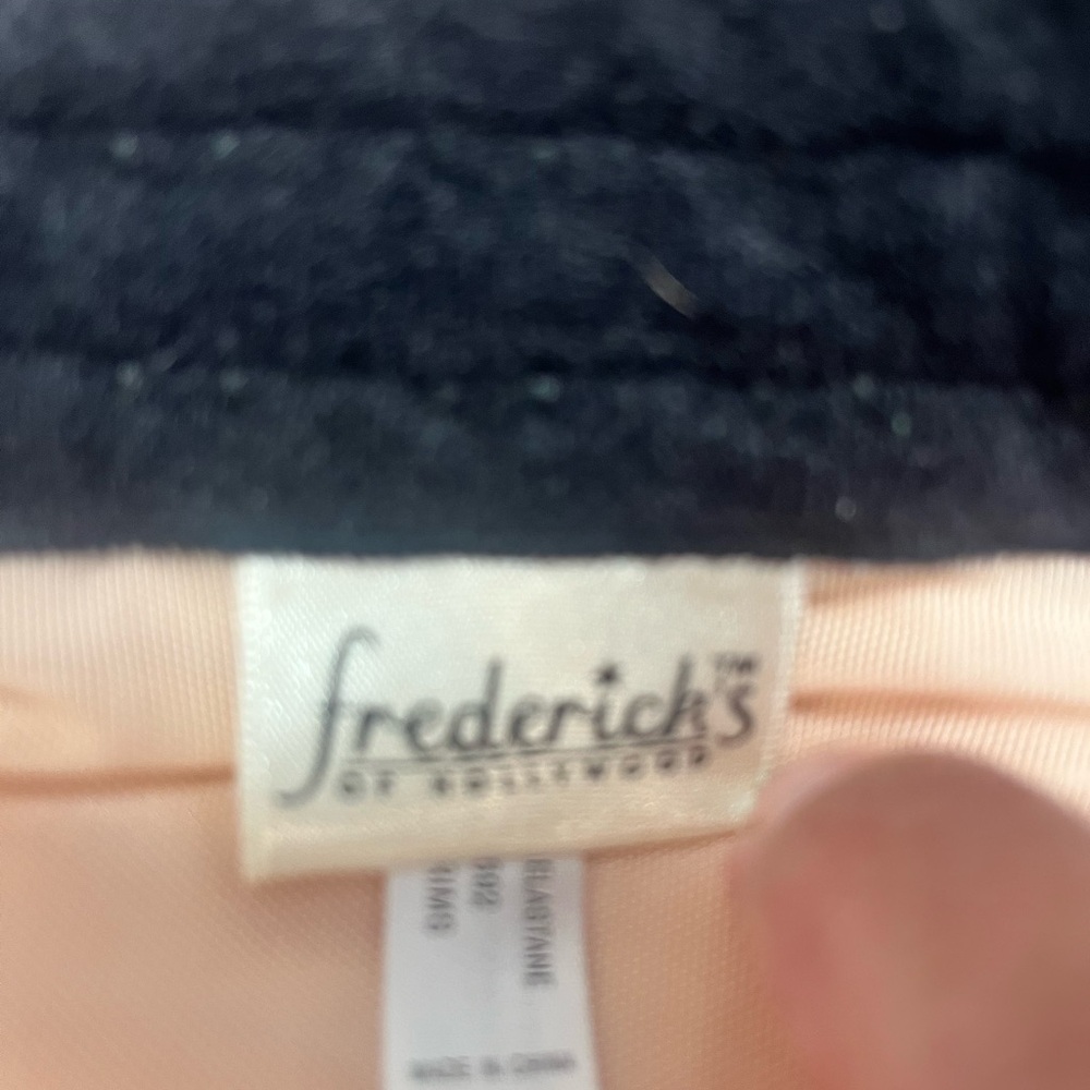 Frederick's‎ of Hollywood Pink Satin and Black Lace Bustier vintage - Picture 6 of 8